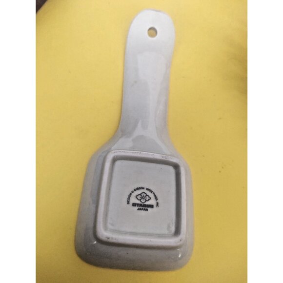 Otagiri Japan Spoon Rest Hummingbirds Nesting, Hangable 9" x 3 1/4" - Picture 8 of 9